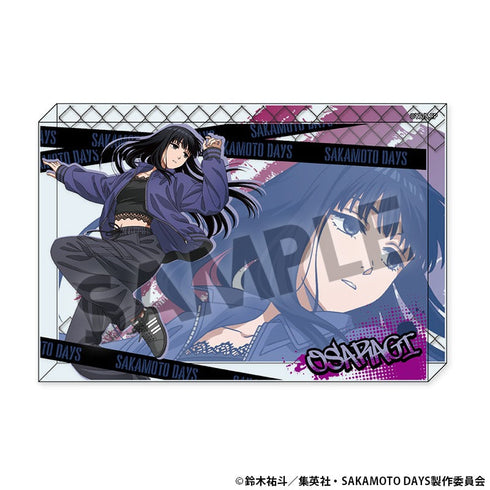 『SAKAMOTO DAYS』描き下ろしアクリルブロック 大佛 パルクール ver.